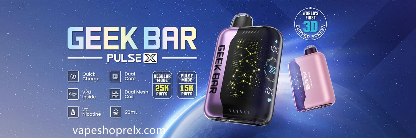 GEEK BAR PULSE X 25000Puffs星空一次性可充電電子煙｜拋棄式超大容量全球爆款-2